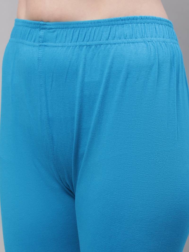 Ferozi Solid Ankle Length Legging