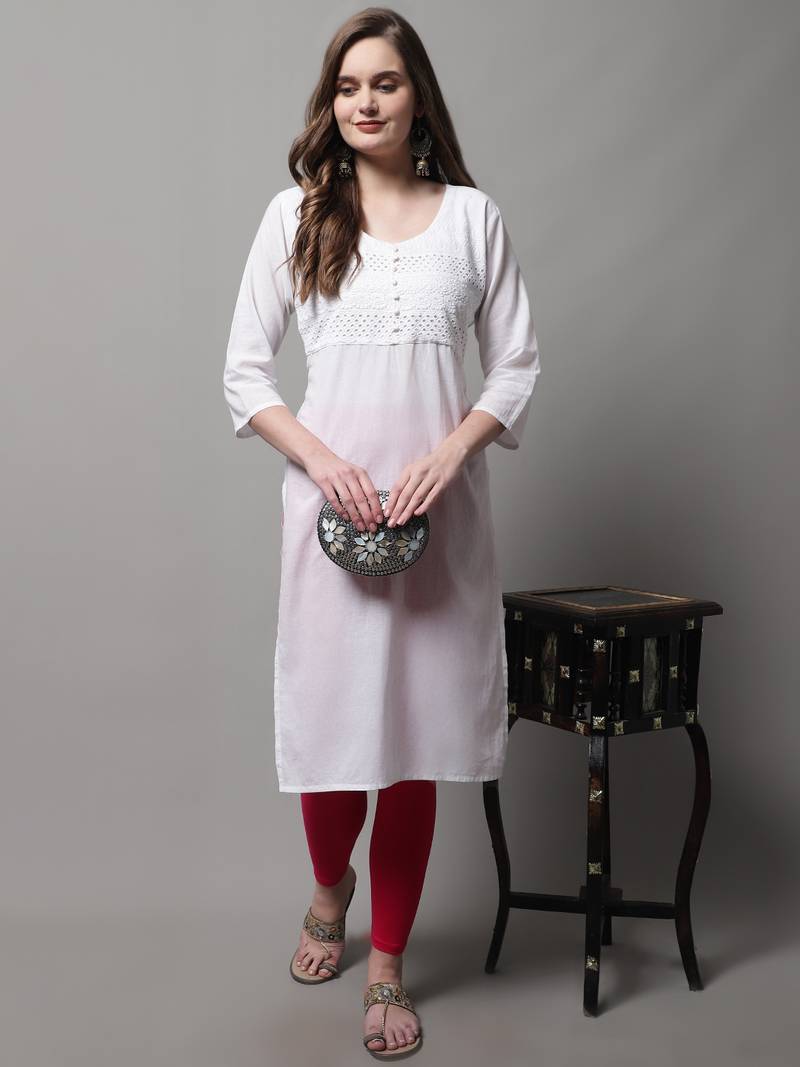 Dark Pink Solid Ankle Length Legging