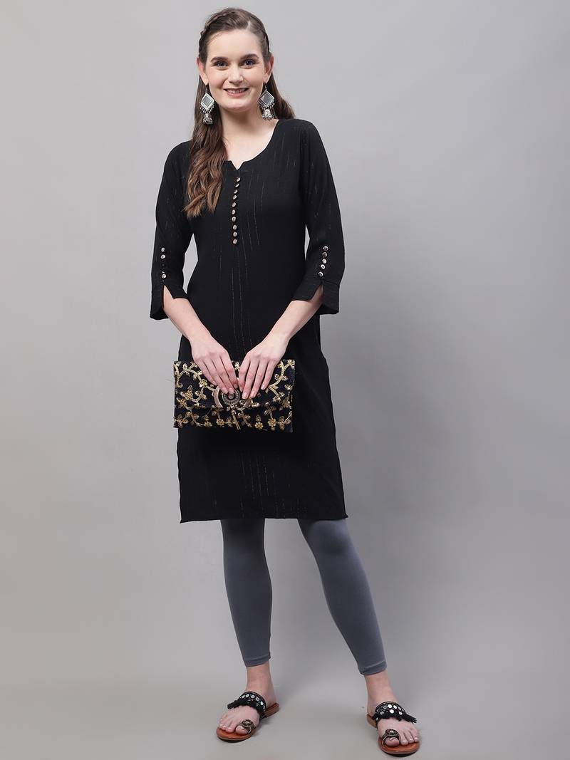 Dark Grey Solid Ankle Length Plus Legging