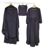 Nazneen 3 pcs set of Abaya Khimer and Nose piece