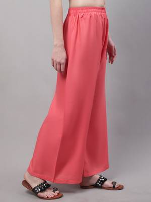 Pack of 2 Women Flared Rayon Palazzo 6