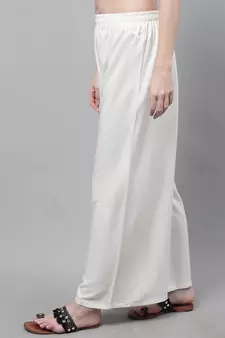 Pack of 2 Women Flared Rayon Palazzo