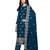Blue embroidered chanderi salwar