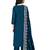 Blue embroidered chanderi salwar