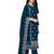 Blue embroidered chanderi salwar