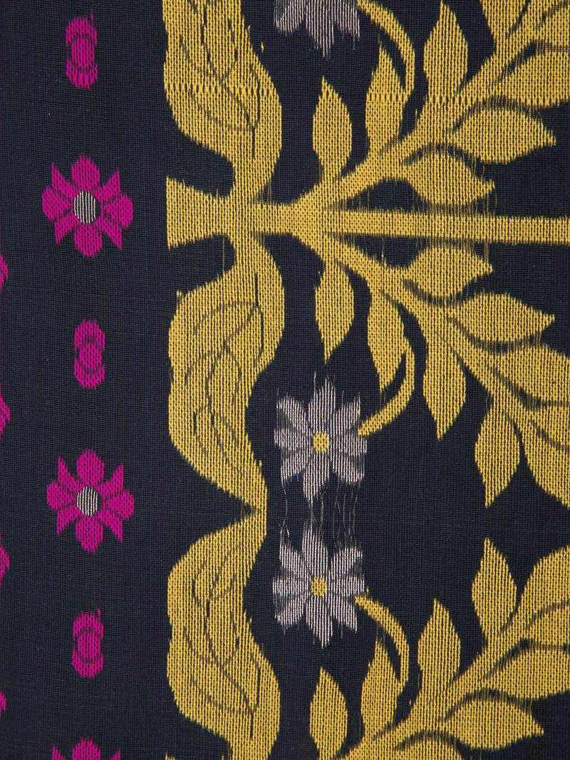 Pinkloom Women'S Green Hand_Woven Soft Cotton Jamdani-Sarees Without Blouse Piece