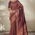 Wine Kanchivaram Silk With Zari Weaving Work