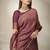 Wine Kanchivaram Silk With Zari Weaving Work