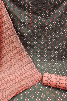 Grey printed cotton salwar