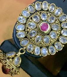 Ethnic Indian Bollywood Fashion Jewelry Set Zircon Hair Brooch