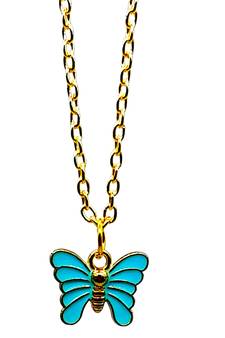 Blue necklaces