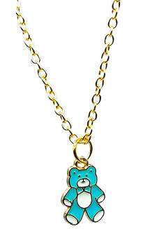 Blue necklaces