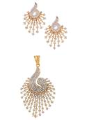 Ethnic Indian Bollywood JewelrySet Dazzling Pendant Set