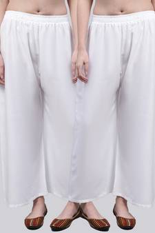 Pack of 2 Women Flared Rayon Palazzo