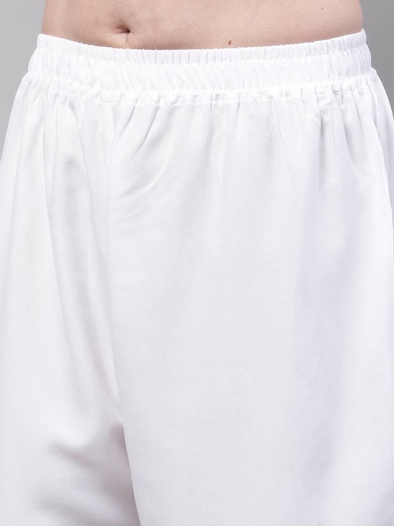 Pack of 2 Women Flared Rayon Palazzo