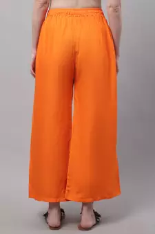 Pack of 2 Women Flared Rayon Palazzo