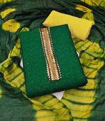 Green fancy cotton salwar
