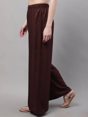 Pack of 2 Women Flared Rayon Palazzo 6