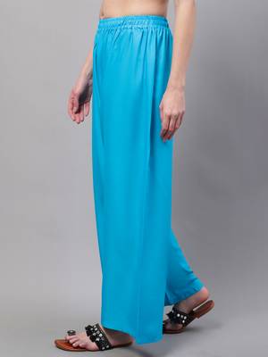 Pack of 2 Women Flared Rayon Palazzo 6