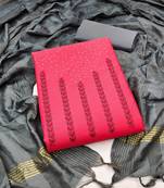 Pink embroidered cotton salwar