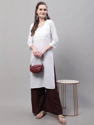 Pack of 2 Women Flared Rayon Palazzo 4