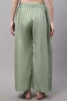 Pack of 2 Women Flared Rayon Palazzo