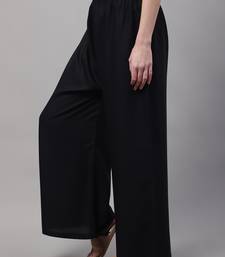 Pack of 2 Women Flared Rayon Palazzo