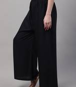 Pack of 2 Women Flared Rayon Palazzo