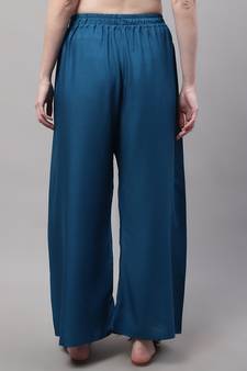 Pack of 2 Women Flared Rayon Palazzo