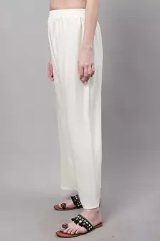 Pack of 2 Women Flared Rayon Palazzo