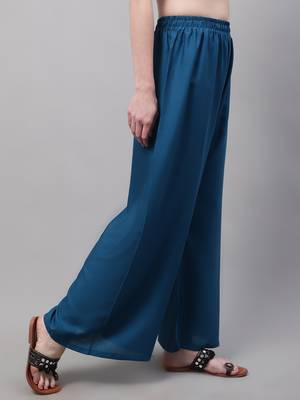Pack of 2 Women Flared Rayon Palazzo 1