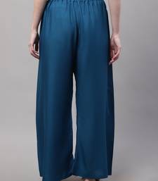 Pack of 2 Women Flared Rayon Palazzo