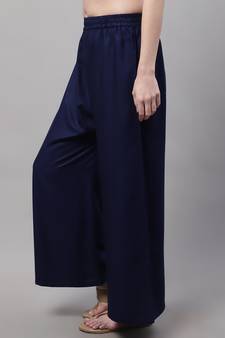 Pack of 2 Women Flared Rayon Palazzo