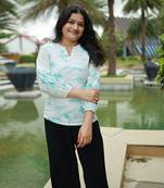 Subtle Blue Classic Top