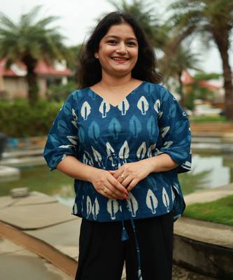 Indigo Kaftan Top 1