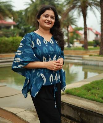 Indigo Kaftan Top 2
