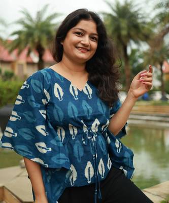 Indigo Kaftan Top 4