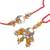 Contrast Floral Embellished Bhaiya Bhabhi Ralhi Set