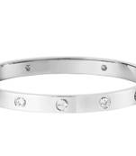 White Cubic Zirconia Bracelets