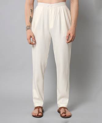 Wrinkle free White and blue tie dye kurta pants 7