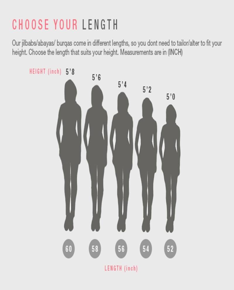 Length 58 | Fresh Olive Full Front Opening Jilbab | Silk Route 