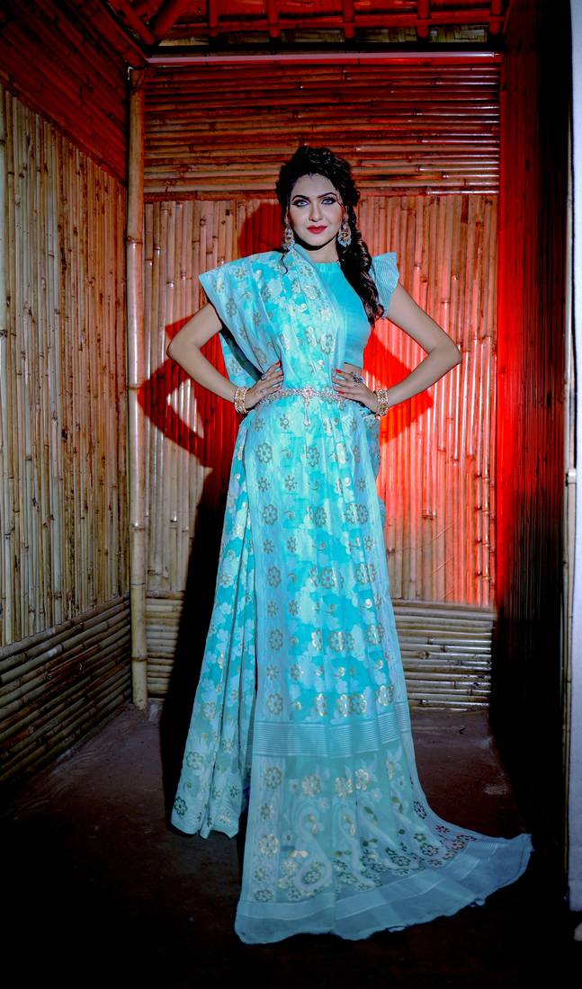  Rama Cotton Sarees With Blouse