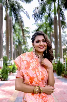  Orange Cotton Sarees With Blouse