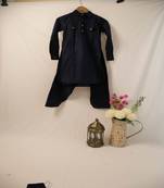 Blue Pathani Kurta Pajama set