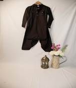 Brown Pathani Kurta Pants