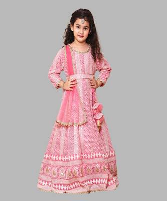 Pink Anarkali Dress 4