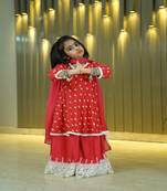 Cotton laced Kurta With Palazzo