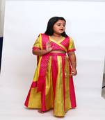 Brocade Silk Lehenga Choli Set