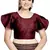 Maroon Art Silk Designer Party Wear Readymade Blouse