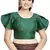 Bottle Green Art Silk Designer Party Wear Readymade Blouse